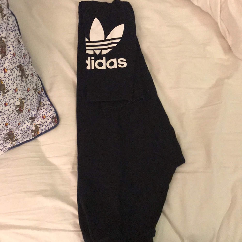 Adidas Logo Leggings Black